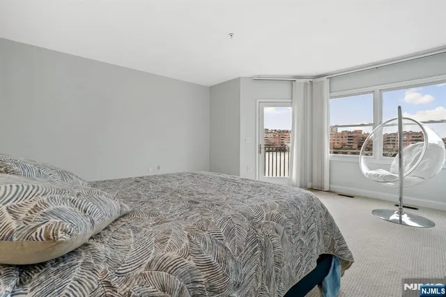 a view of city and a lake