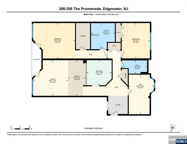 $625,000 | 206 The Promenade, Unit 206, Edgewater, NJ 07020