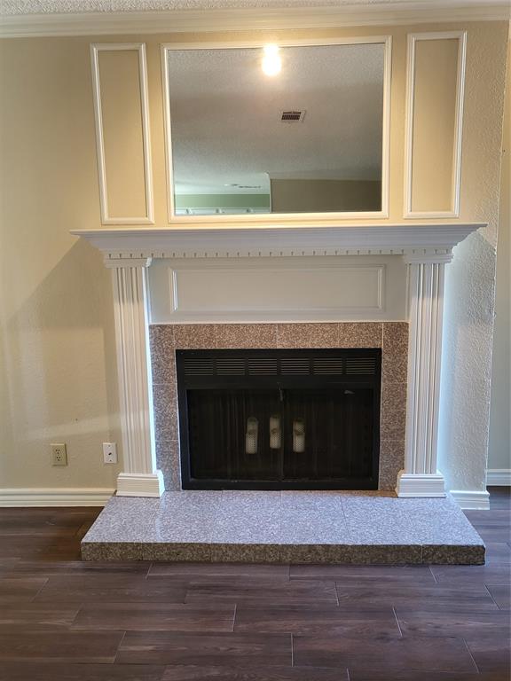 2010 Cloisters Drive, Unit 2311 Arlington, TX 76011 - Photo 24 of 24 a living room with a fireplace and a potted plant