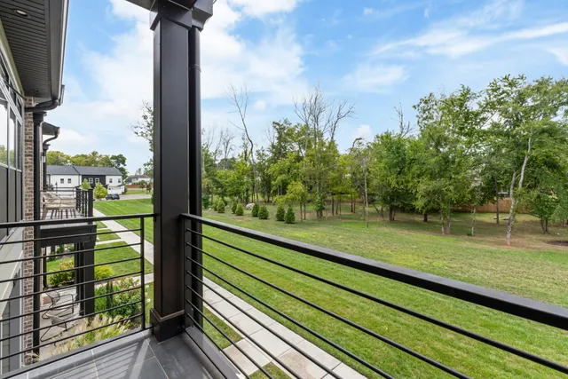 a view of outdoor space with garden