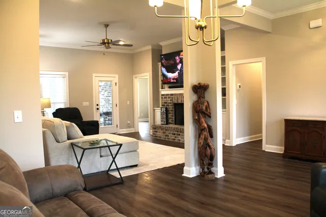 a bathroom with a double vanity sink and mirror
