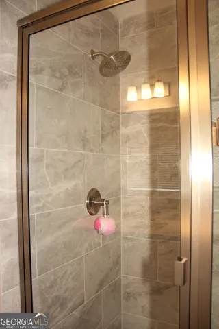 a building outdoor space with a patio