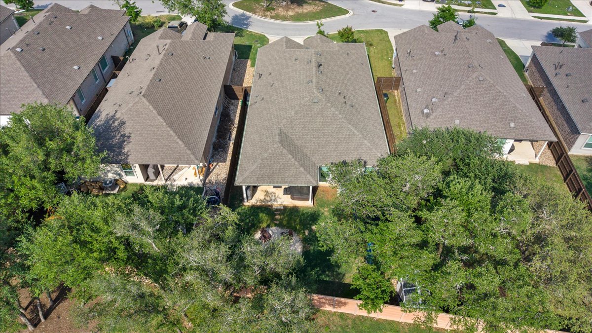 2117 Centerline Lane Georgetown, TX 78628 - Photo 30 of 31 an aerial view of a house with a yard