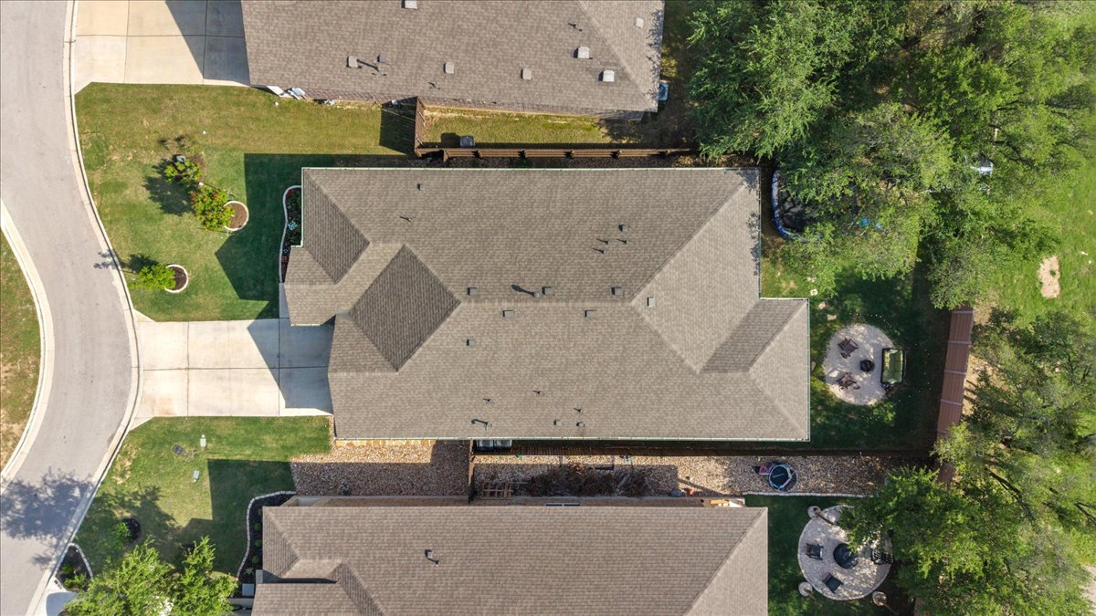 2117 Centerline Lane Georgetown, TX 78628 - Photo 31 of 31 an aerial view of a house with a yard