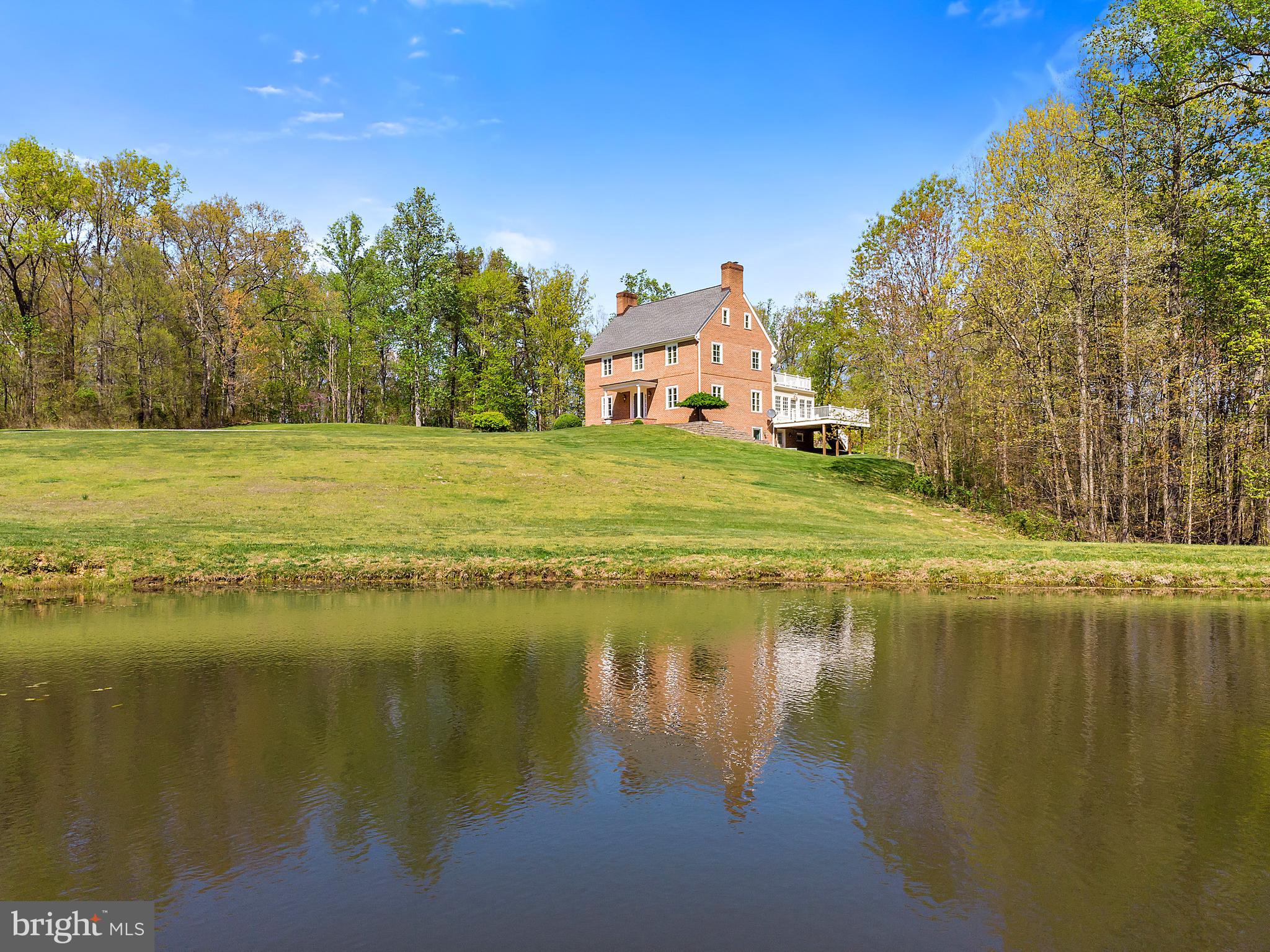 3651 Prince Road Marshall, VA 20115 - Photo 4 of 35 View from the pond toward the house