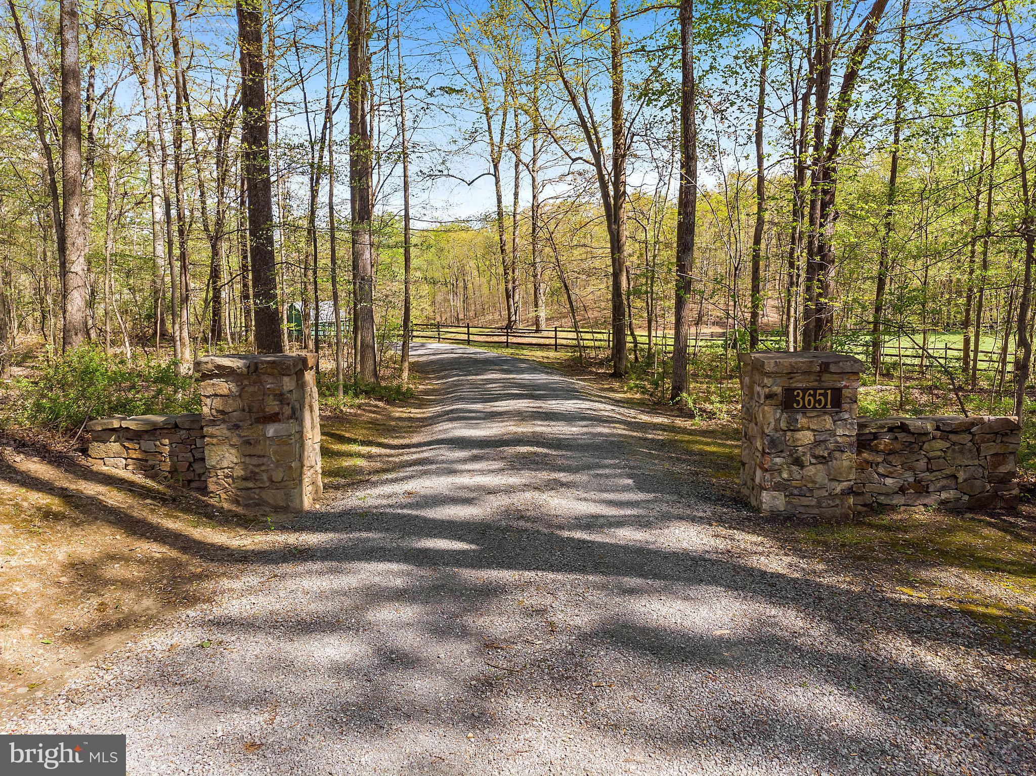 3651 Prince Road Marshall, VA 20115 - Photo 35 of 35 Stone Pillar Entrance to Spring Branch