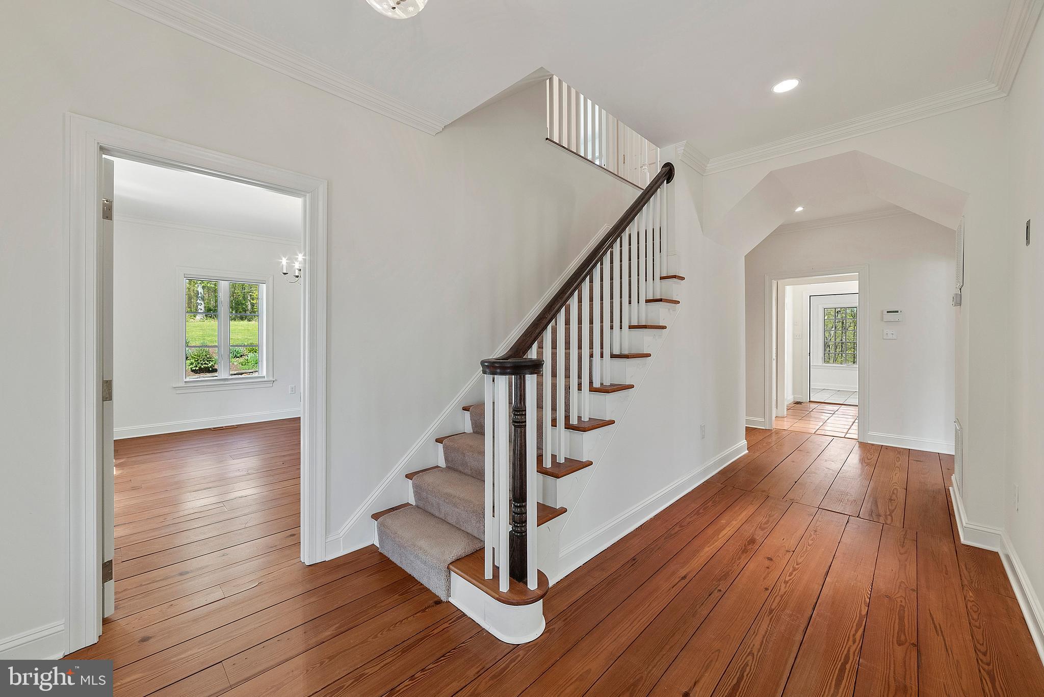 3651 Prince Road Marshall, VA 20115 - Photo 5 of 35 Entry Hall with Heart of Pine Floors