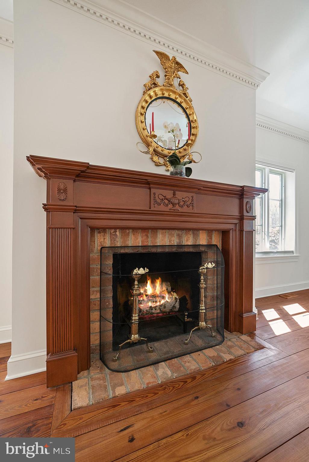 3651 Prince Road Marshall, VA 20115 - Photo 8 of 35 Antique Carved Mantel in Living Room