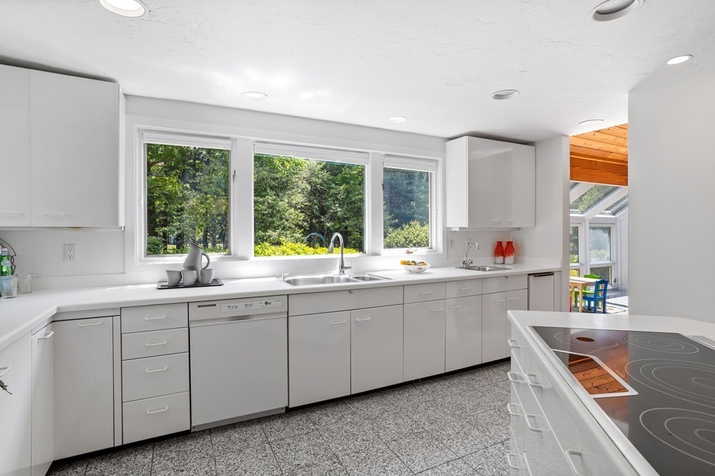 11 Farrar Road Lincoln, MA 01773 - Photo 13 of 37 a kitchen with sink and window
