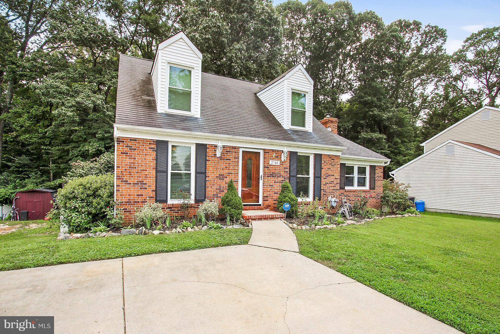 2748 Parallel Path Abingdon, MD 21009 - Photo 1 of 30 Brick Front 2 Car Driveway