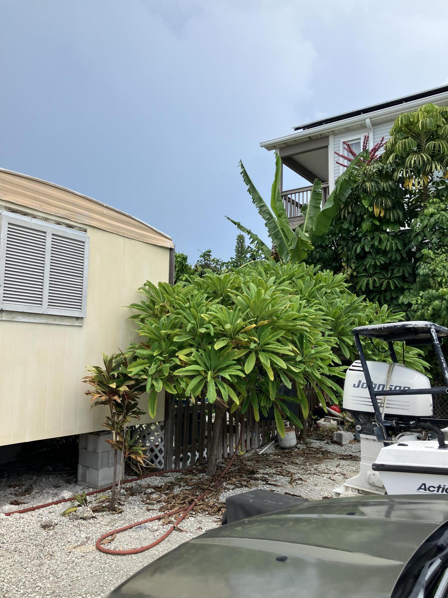 330 Spica Lane Key West, FL 33040 - Photo 5 of 6 a backyard of a house with lots of green space and glass windows