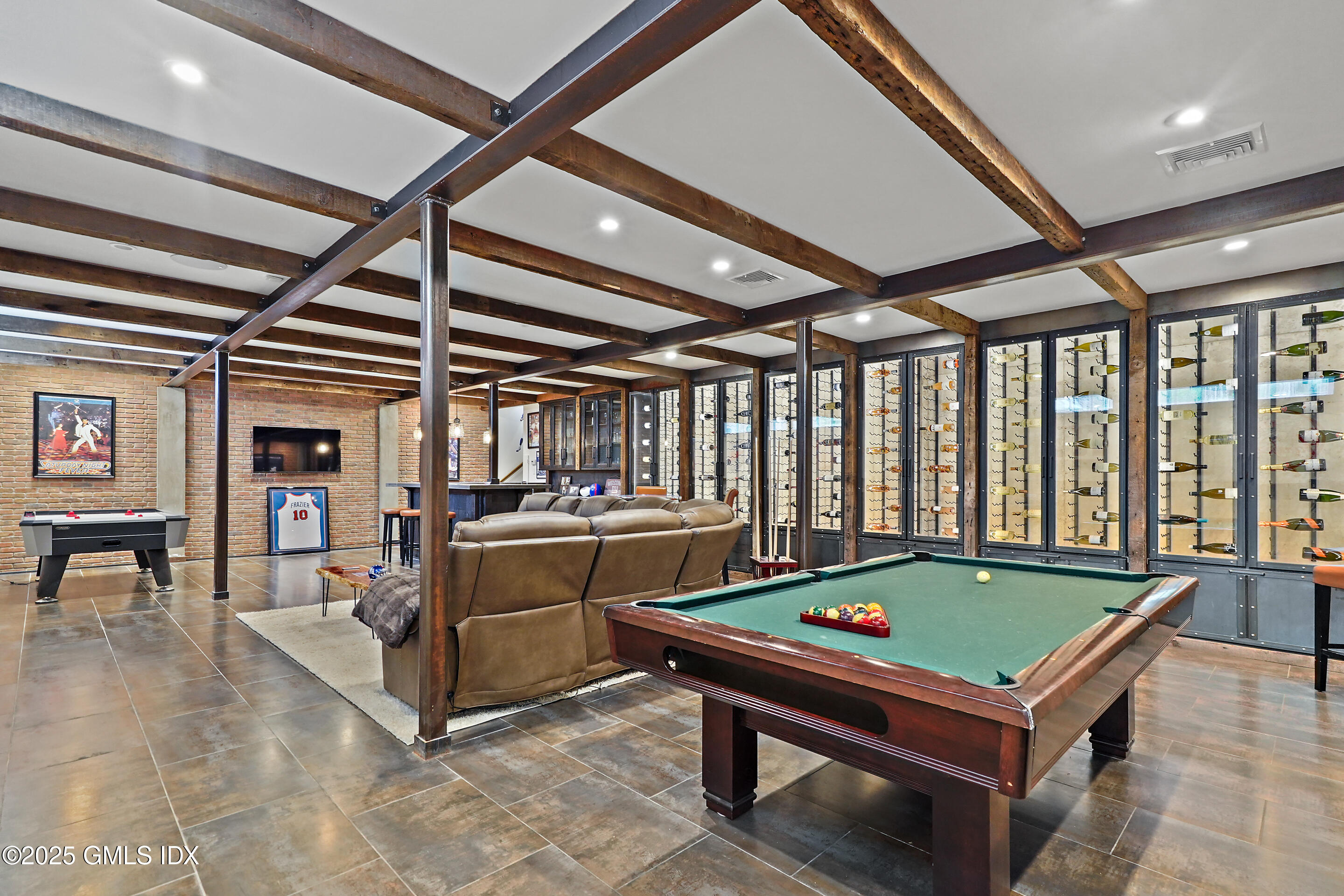 17 Will Merry Lane Greenwich, CT 06831 - Photo 26 of 49 a room with pool table and windows