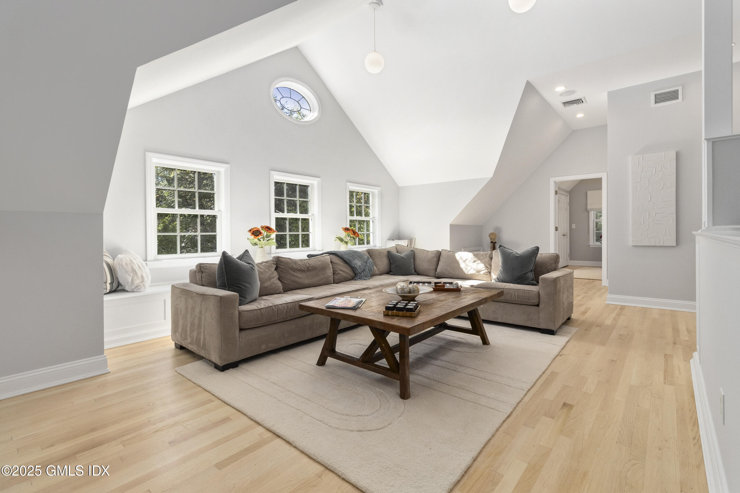 17 Will Merry Lane Greenwich, CT 06831 - Photo 37 of 49 a living room with furniture and wooden floor