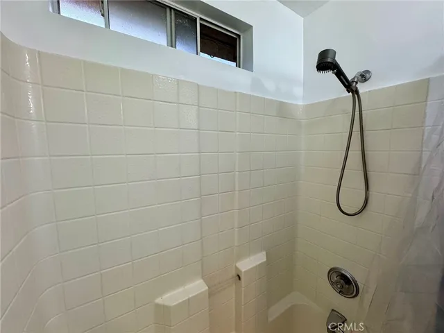 a bathroom that has a shower