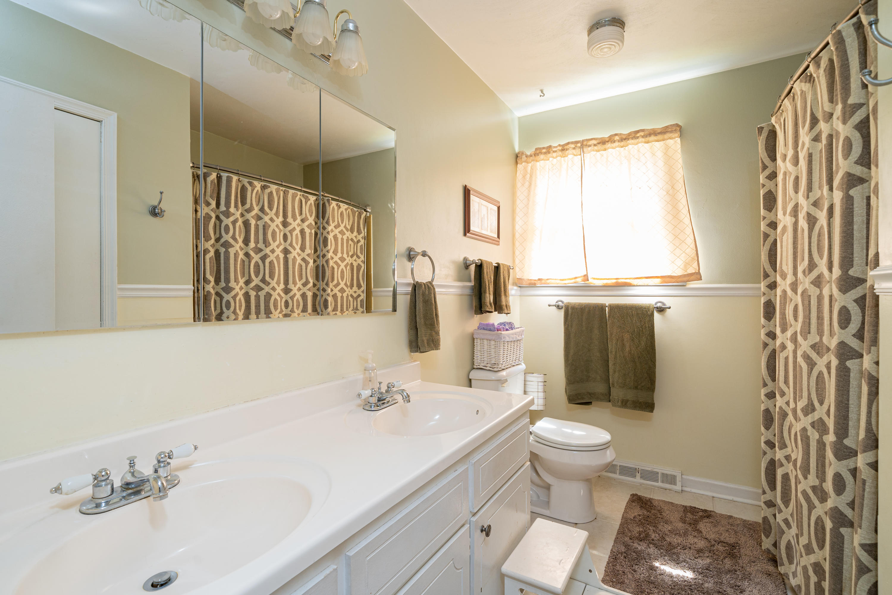 437 Pin Oak Drive Blue Ridge, VA 24064 - Photo 16 of 24 a bathroom with a sink toilet and shower