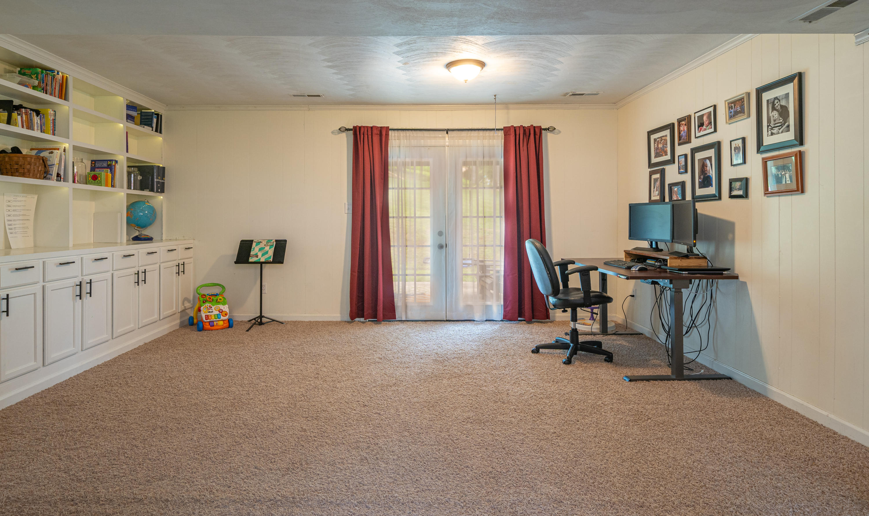 437 Pin Oak Drive Blue Ridge, VA 24064 - Photo 22 of 24 a view of a room with gym equipment