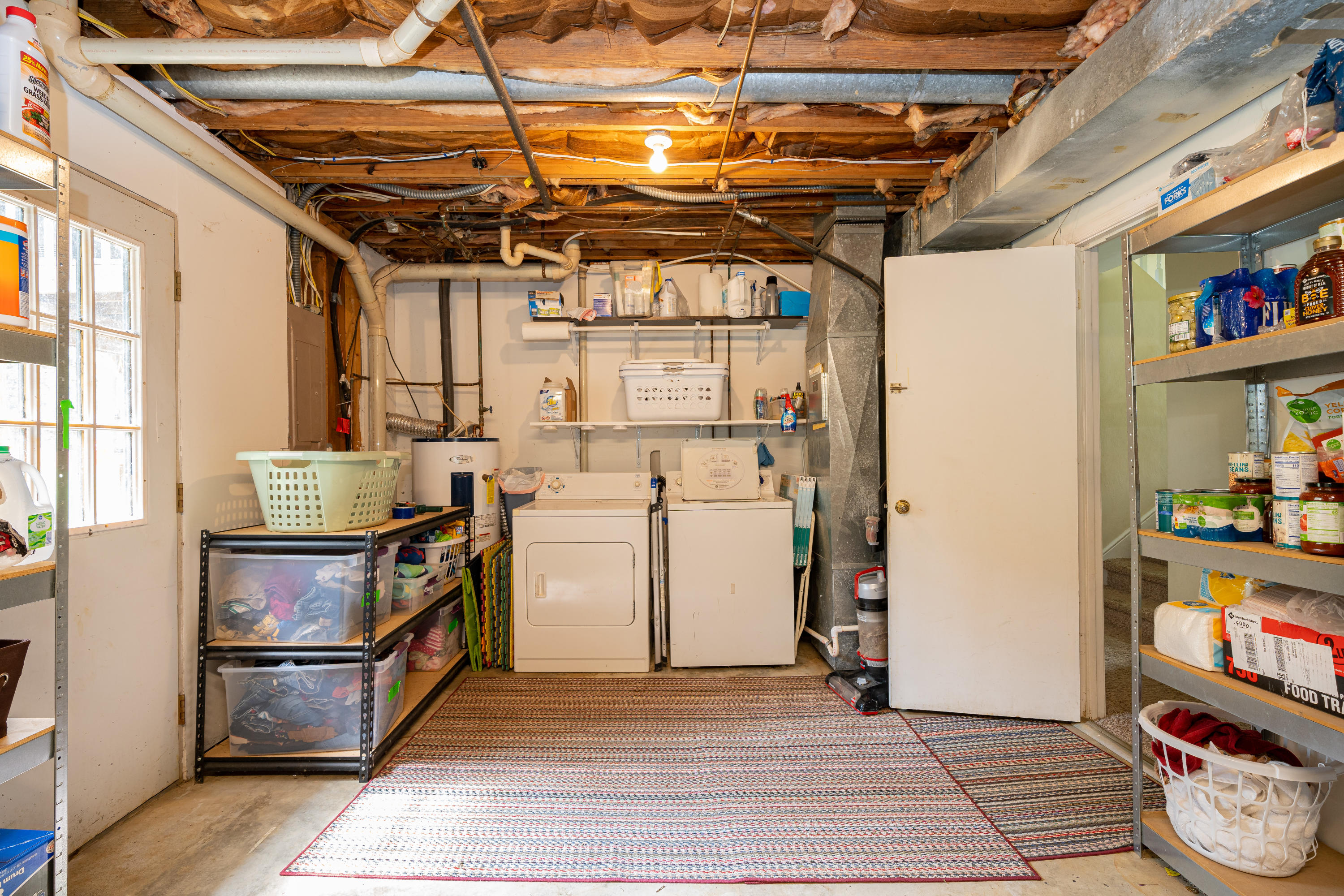 437 Pin Oak Drive Blue Ridge, VA 24064 - Photo 23 of 24 a view of a storage & utility room with washer and dryer