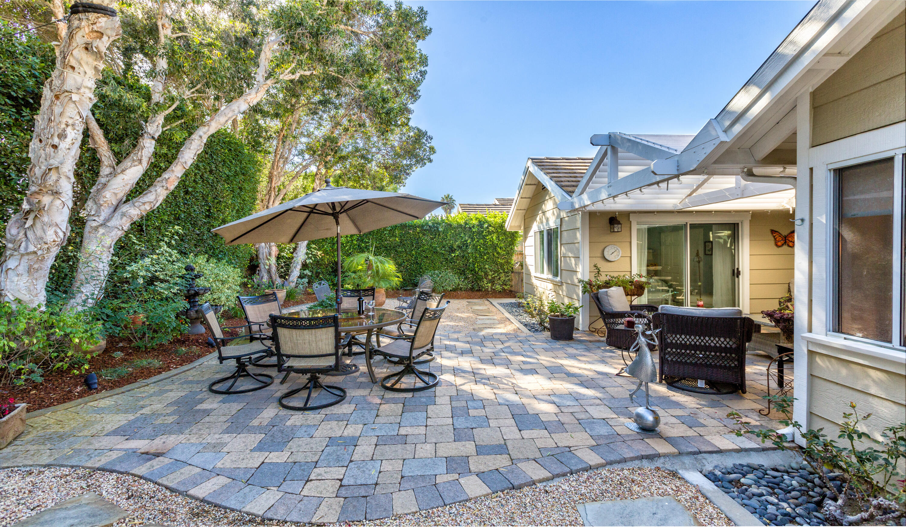 5013 Sungate Ranch Road Santa Barbara, CA 93111 - Photo 17 of 26 Backyard with pavers