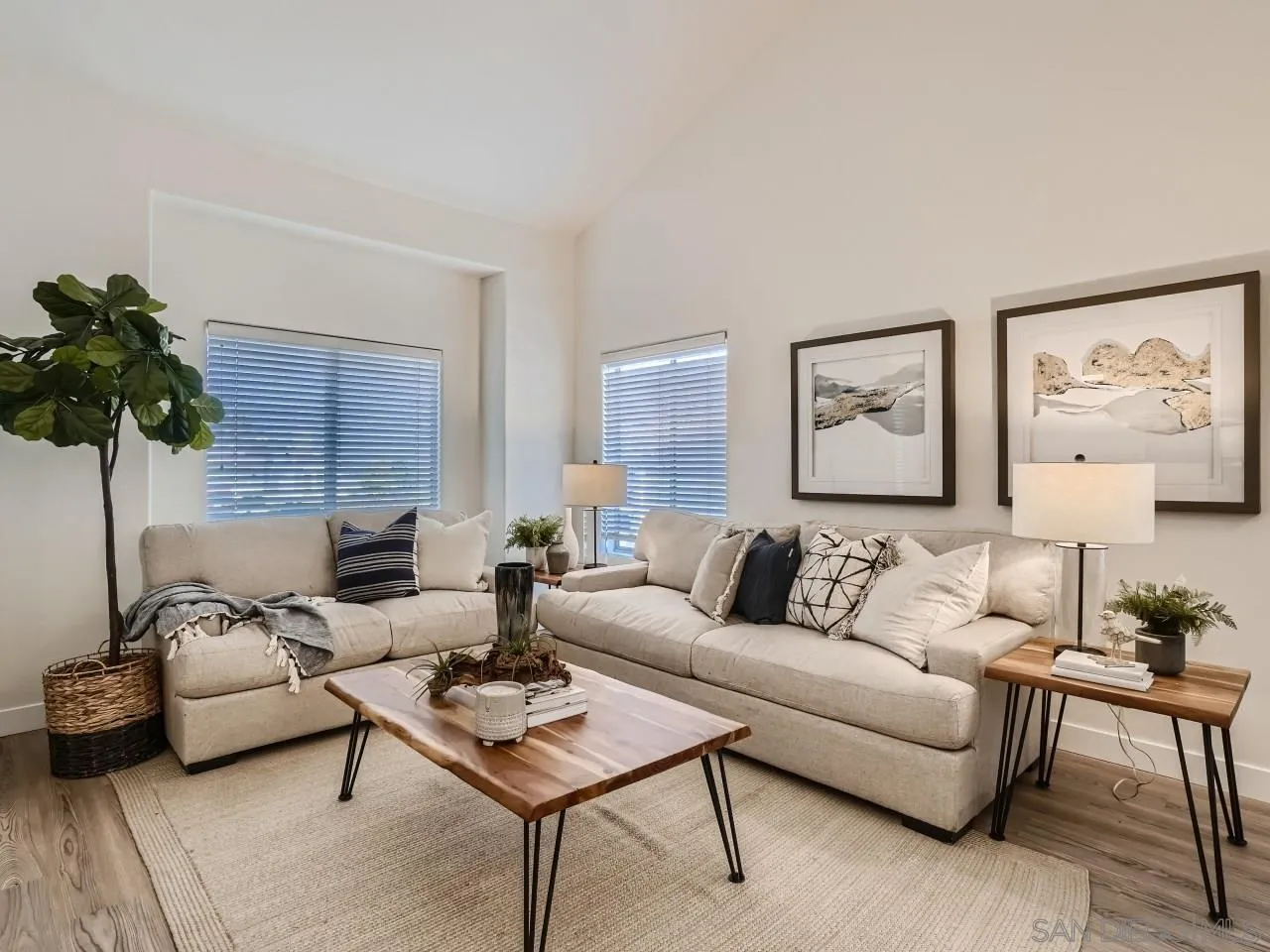 8515 Mesa Heights Road Santee, CA 92071 - Photo 5 of 28 a living room with furniture and a potted plant