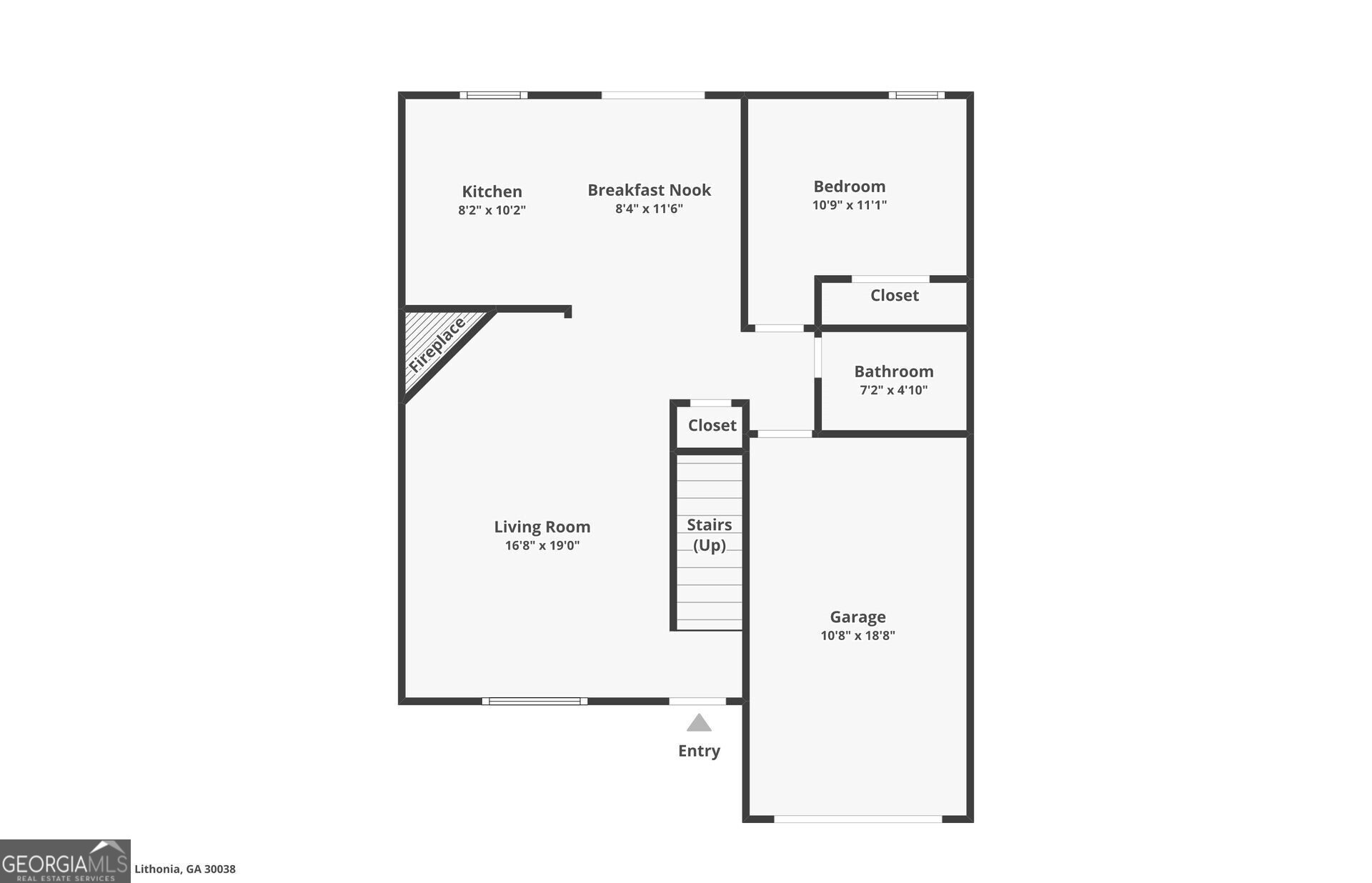 6930 Red Bone Way Lithonia, GA 30038 - Photo 17 of 17 a picture of a room with a white wall and a white wall