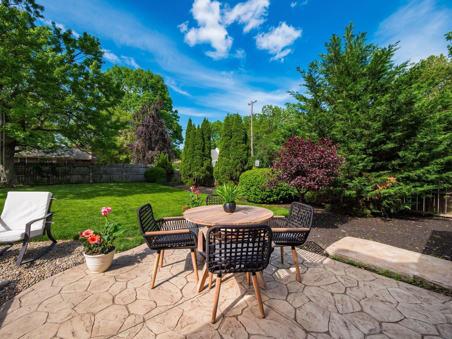 2356 Swansea Road Columbus, OH 43221 - Photo 18 of 64 Patio Overlooking Beautiful Yard
