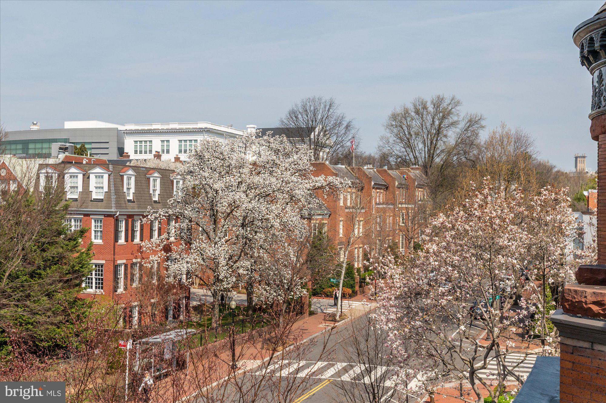 1615 35th Street Northwest Washington, DC 20007 - Photo 42 of 43 View north on 35th from 3rd floor