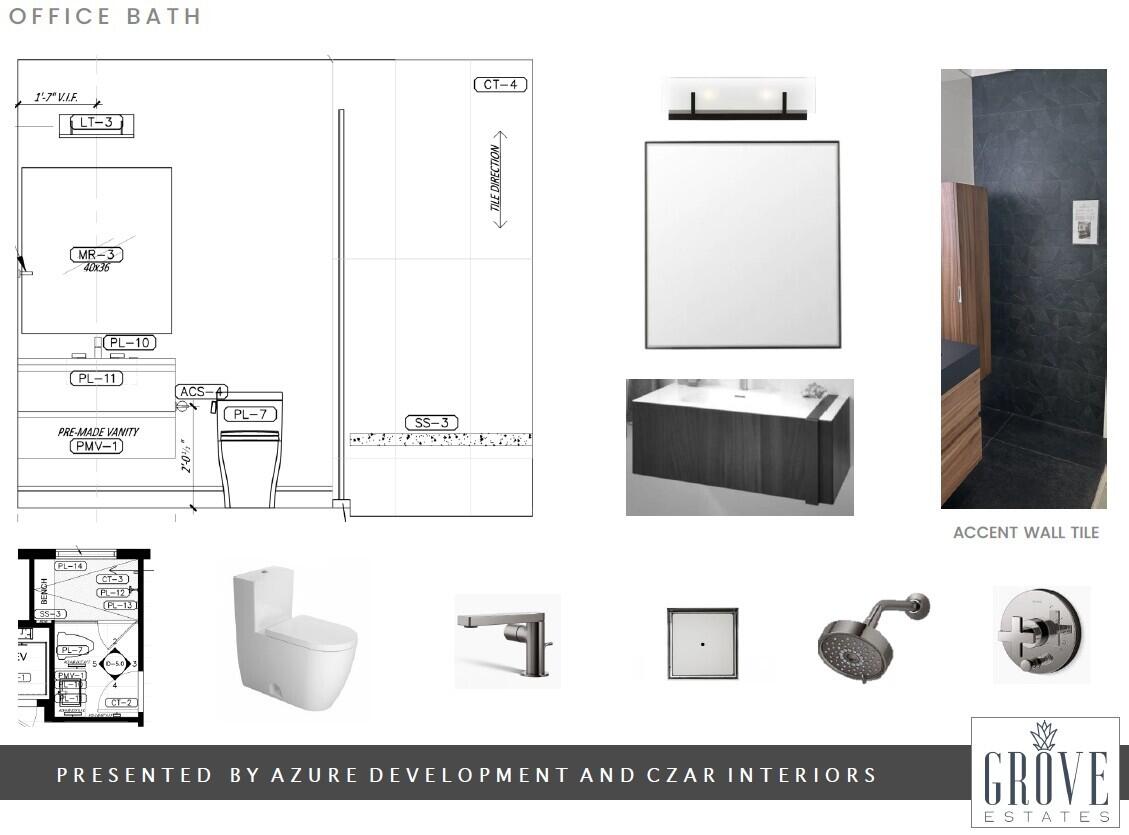 325 Grove Place Delray Beach, FL 33444 - Photo 17 of 39 a bathroom with a sink and a mirror