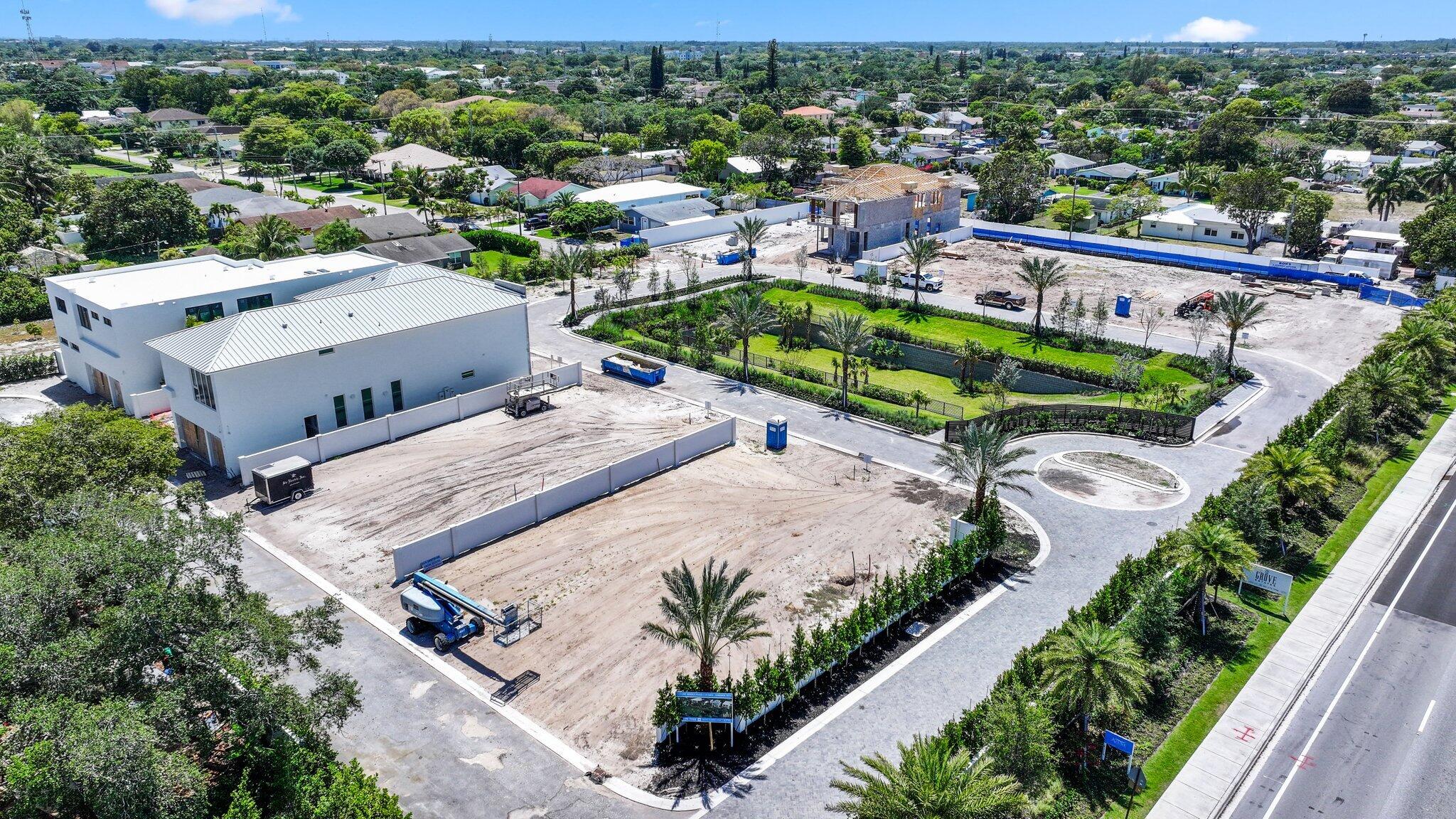 325 Grove Place Delray Beach, FL 33444 - Photo 31 of 39 an aerial view of a house with a garden