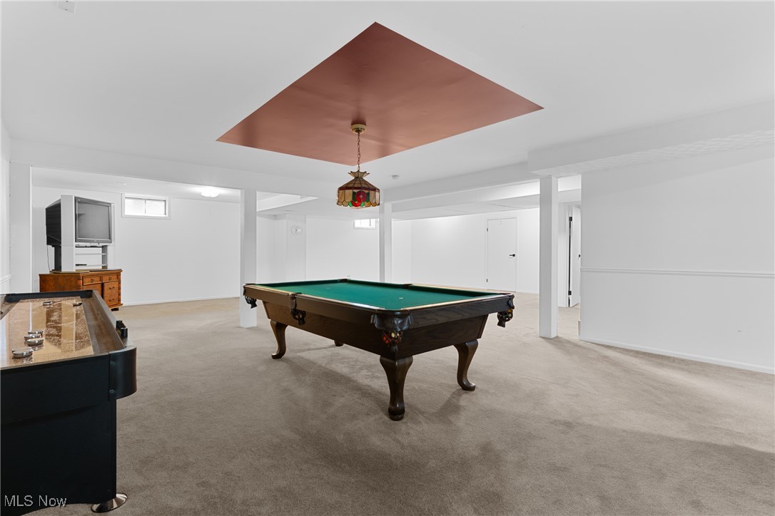 33395 Pettibone Road Solon, OH 44139 - Photo 35 of 46 Spacious finished basement with pool table