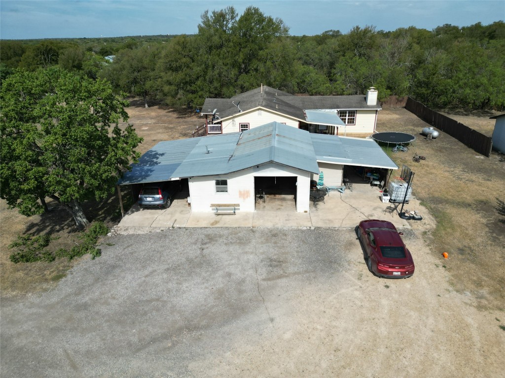 622 Long Hollow Road Dale, TX 78616 - Photo 9 of 19 an aerial view of a house with yard and mountain view