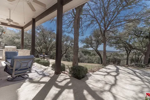 a view of outdoor space with seating