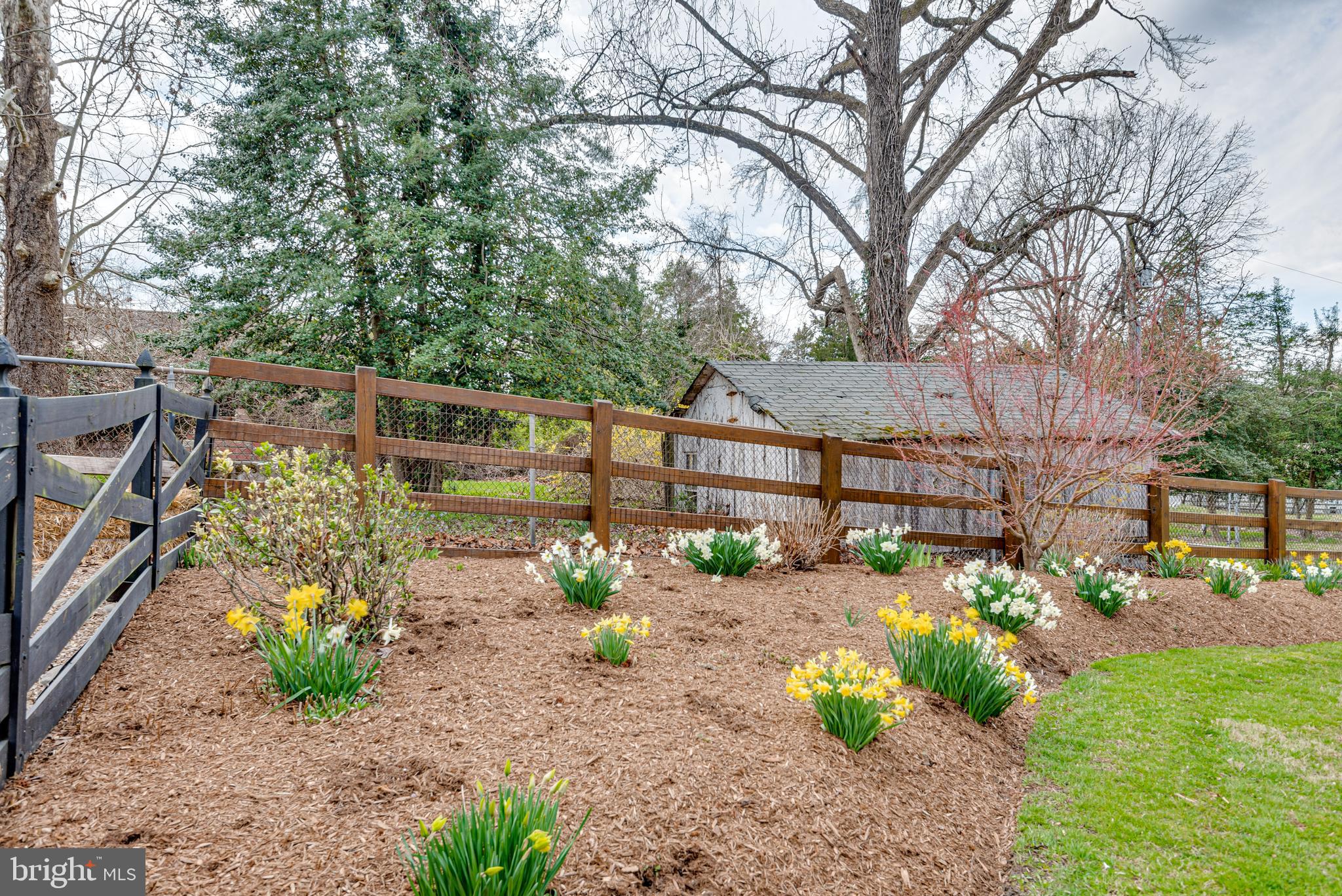 683 Wf King Road Annapolis, MD 21403 - Photo 3 of 49 Beautiful flower beds around the backyard