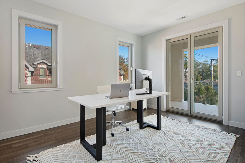 1606 Elliott Street Park Ridge, IL 60068 - Photo 24 of 36 a view of a workspace with furniture and a window