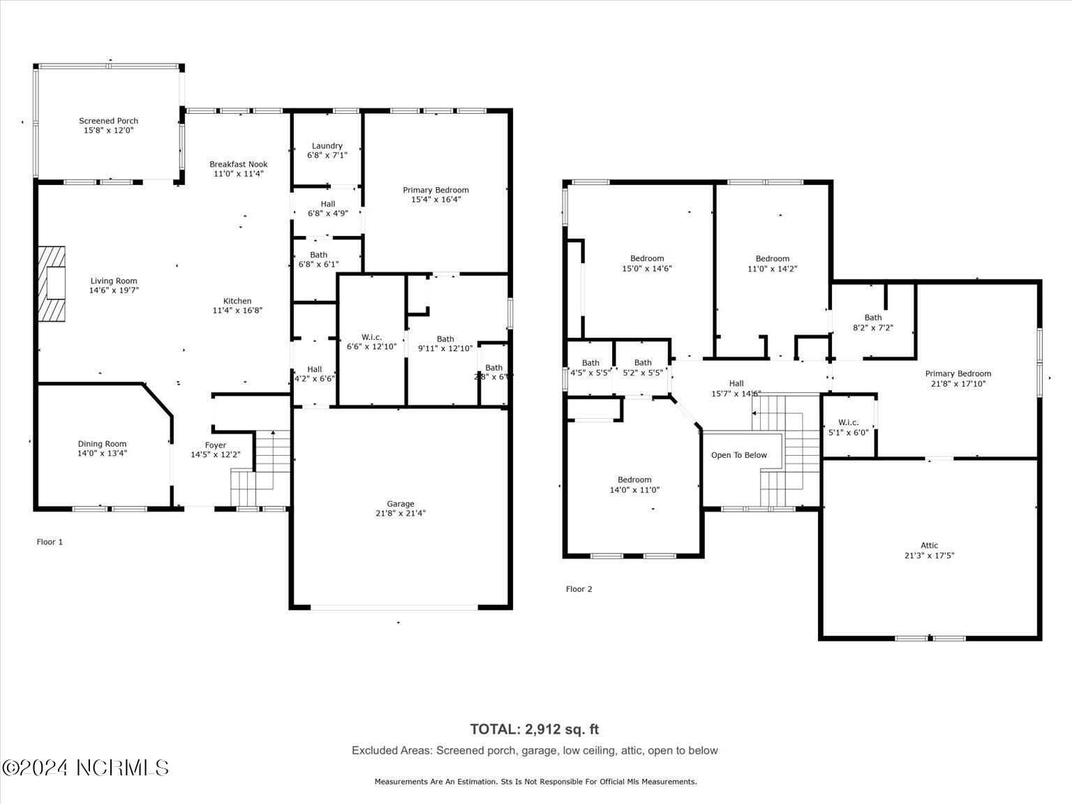 10 North Gusty Wind Drive Hampstead, NC 28443 - Photo 49 of 49 01-Floor Plan with Measurements
