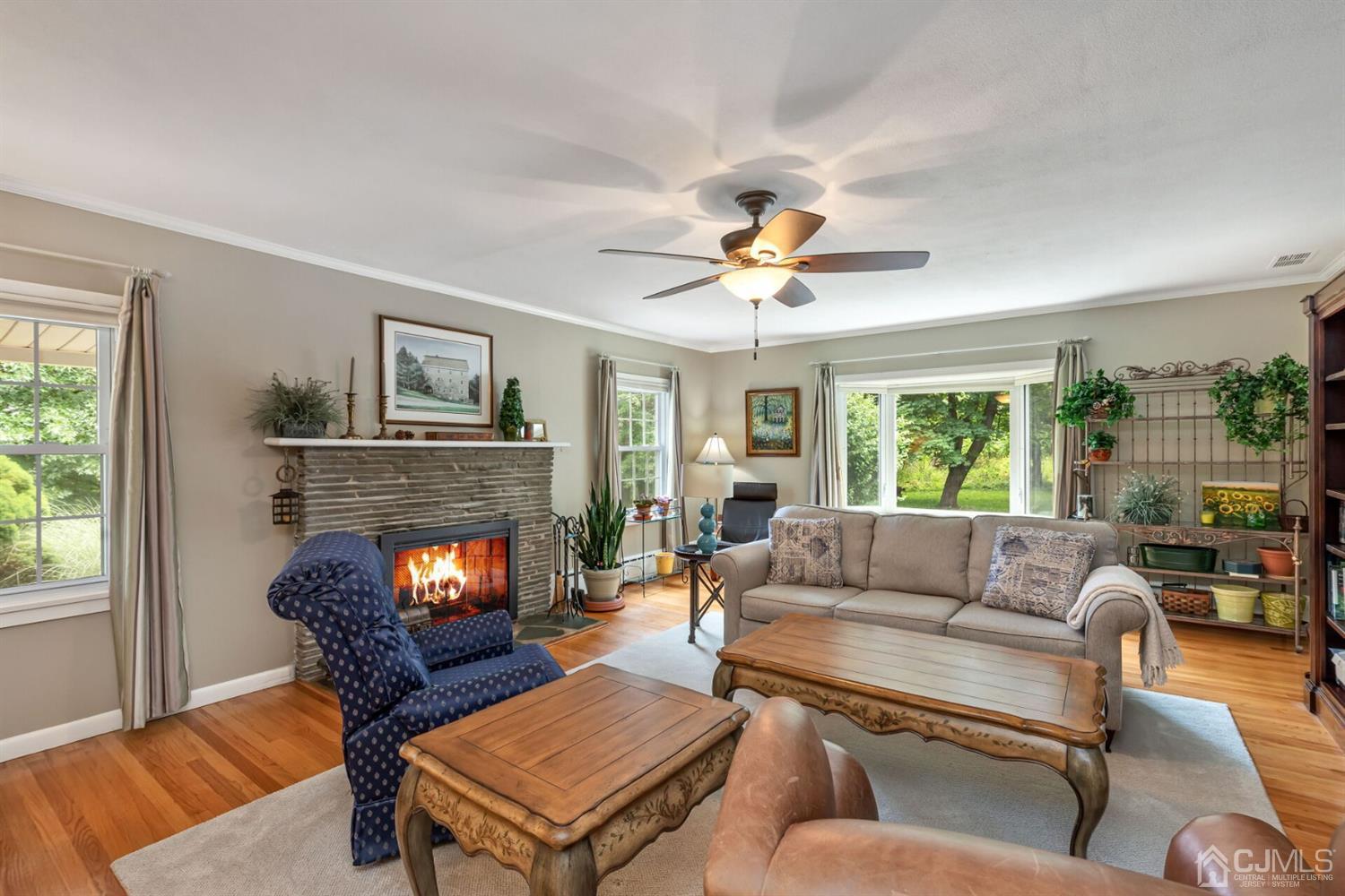 170 Wilson Road Somerset, NJ 08873 - Photo 5 of 57 a living room with furniture and a fireplace