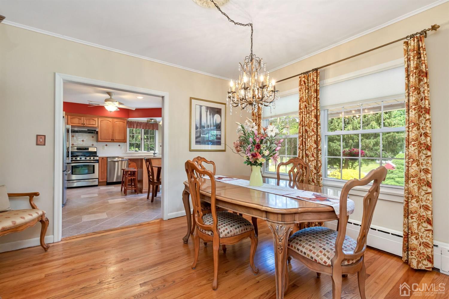 170 Wilson Road Somerset, NJ 08873 - Photo 9 of 57 a view of a dining room with furniture window and wooden floor