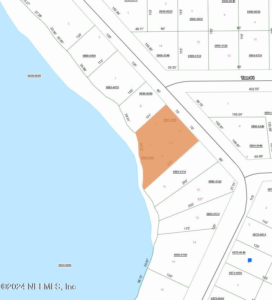 133 Mullis Avenue Interlachen, FL 32148 - Photo 35 of 45 Property Appraiser Map Double Lot