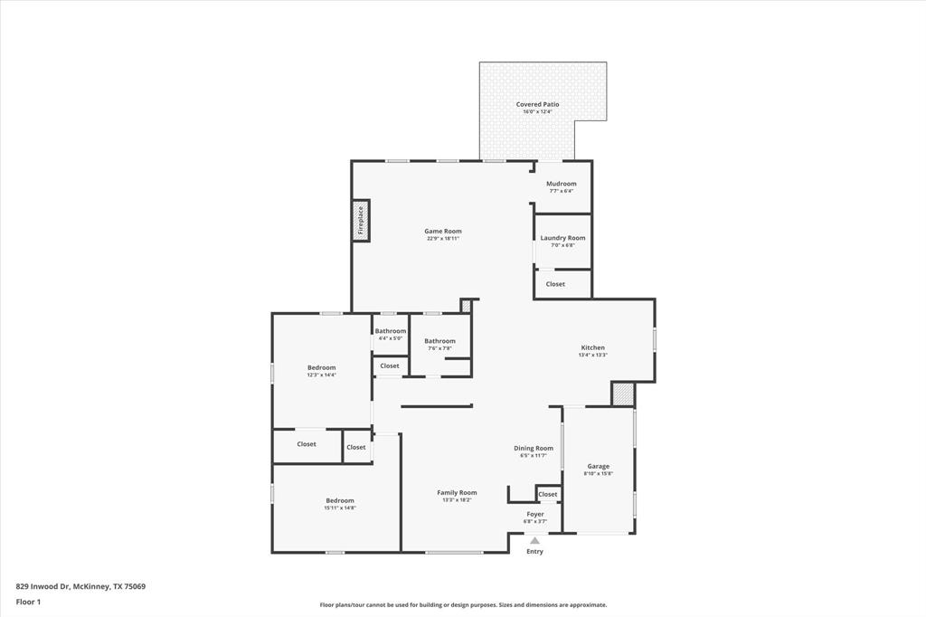 829 Inwood Drive McKinney, TX 75069 - Photo 40 of 40 Floor plan