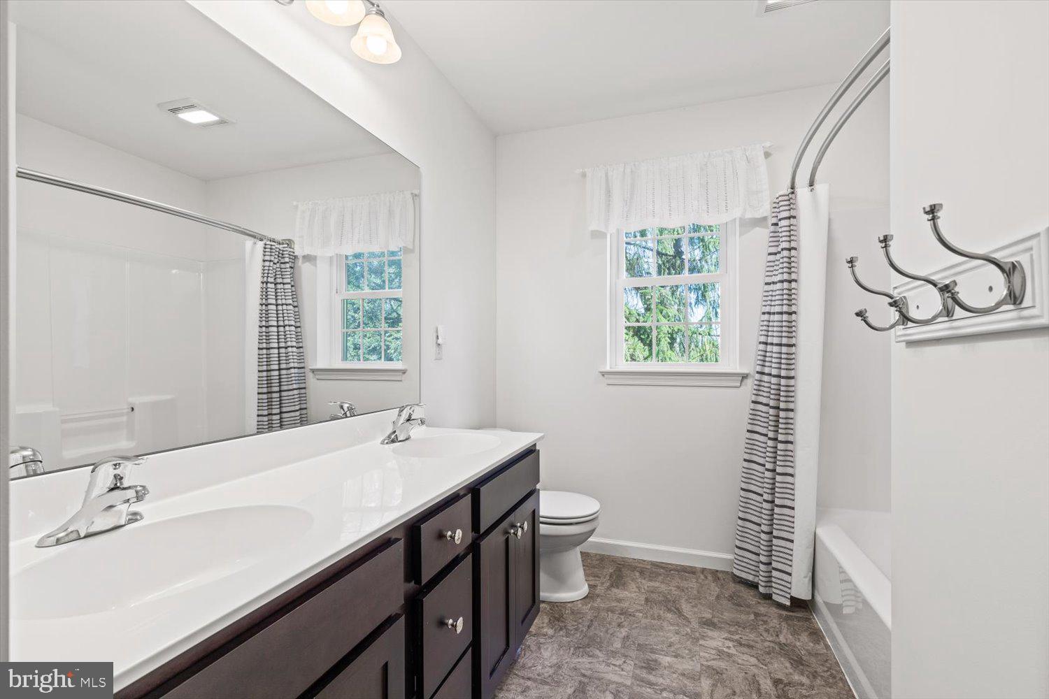 824 Hopeland Road Lititz, PA 17543 - Photo 26 of 46 a bathroom with a sink a toilet and a mirror