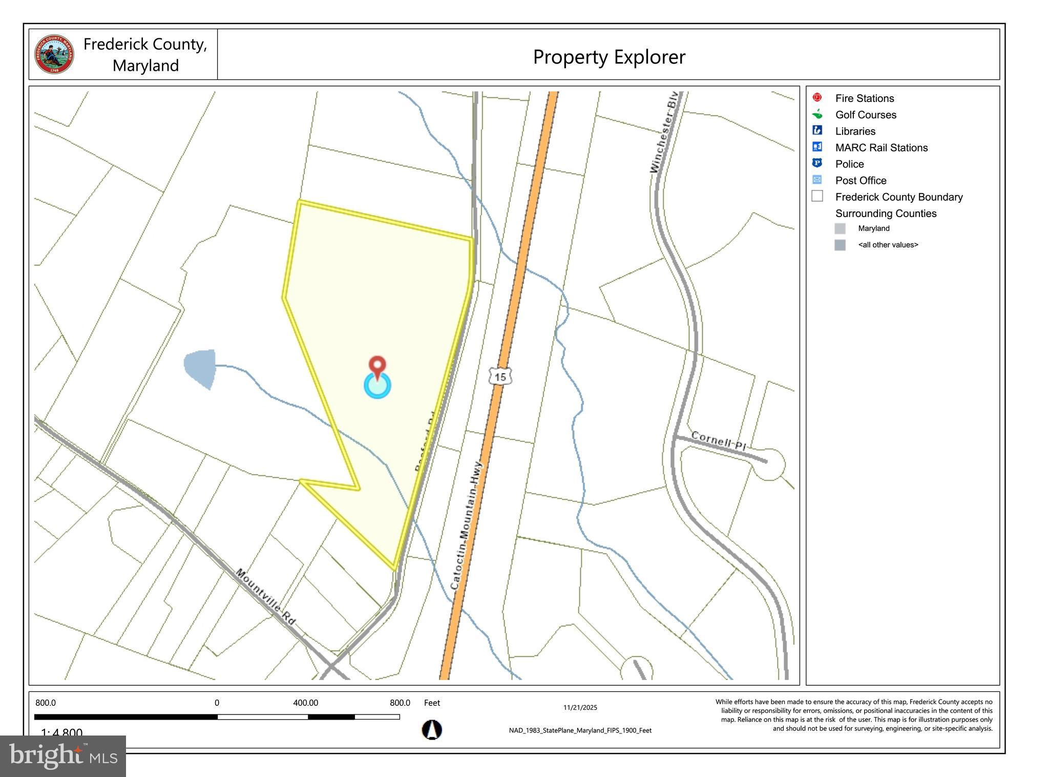 Elmer Derr Road Frederick, MD 21703 - Photo 2 of 3 a picture of a room with a white wall and a window