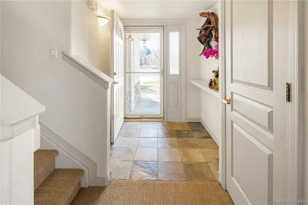 a view of front door