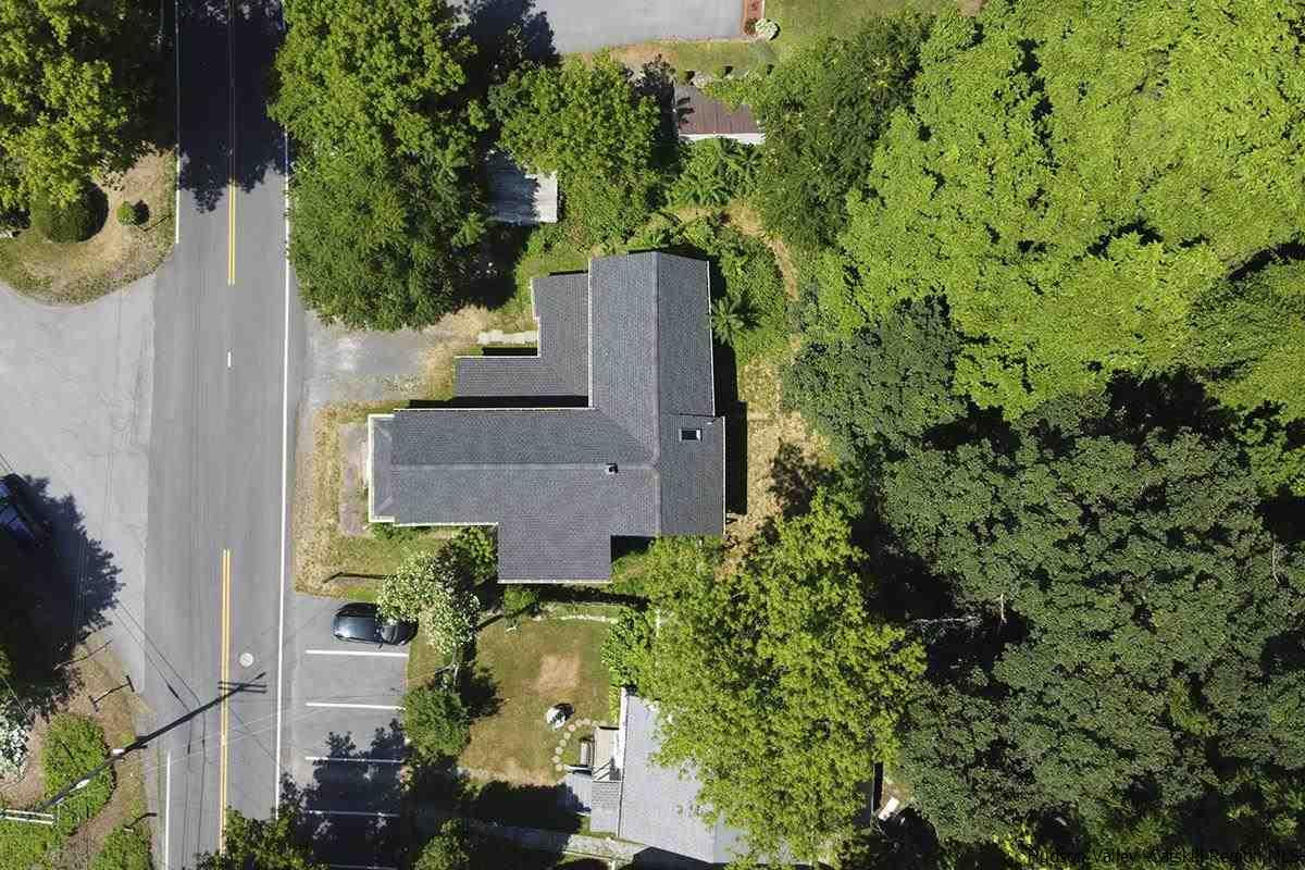 19 Dock Road Milton, NY 12547 - Photo 14 of 17 an aerial view of a house with a yard and garden