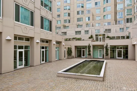 a view of a building with a window