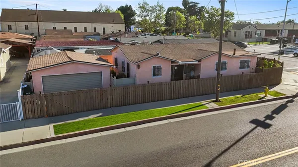 a view of a house with a park