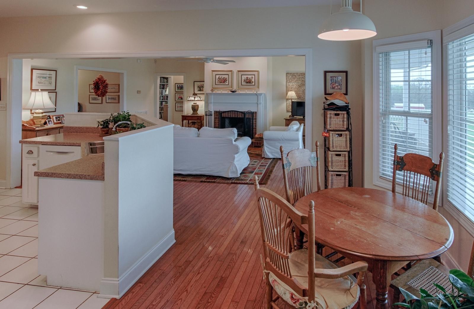 350 Cliff Top Road Blaine, TN 37709 - Photo 14 of 34 a view of a dining room with furniture window and wooden floor