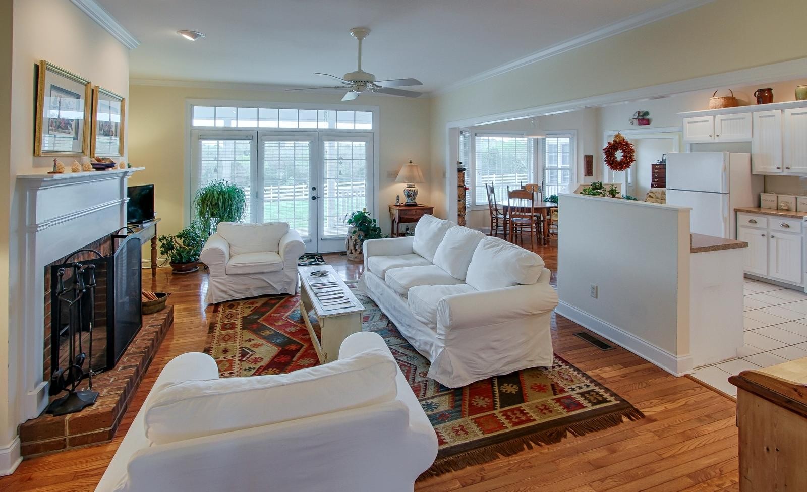 350 Cliff Top Road Blaine, TN 37709 - Photo 10 of 34 a living room with furniture and a fireplace