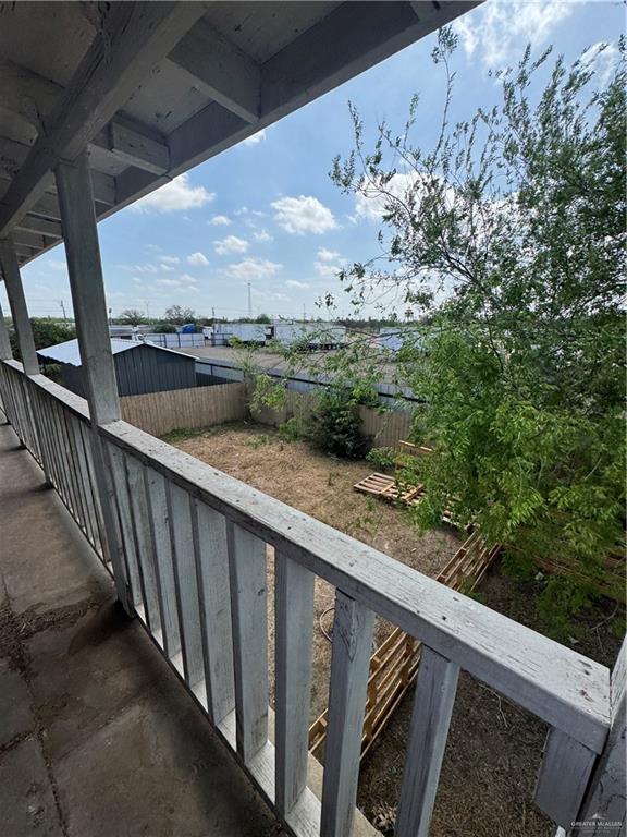 210 West Monte Cristo Road, Unit R Edinburg, TX 78541 - Photo 17 of 18 a view of a balcony with an outdoor space