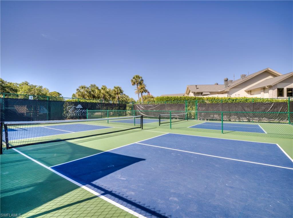 8471 Southbridge Drive, Unit 1 Estero, FL 33967 - Photo 34 of 37 a view of a tennis court