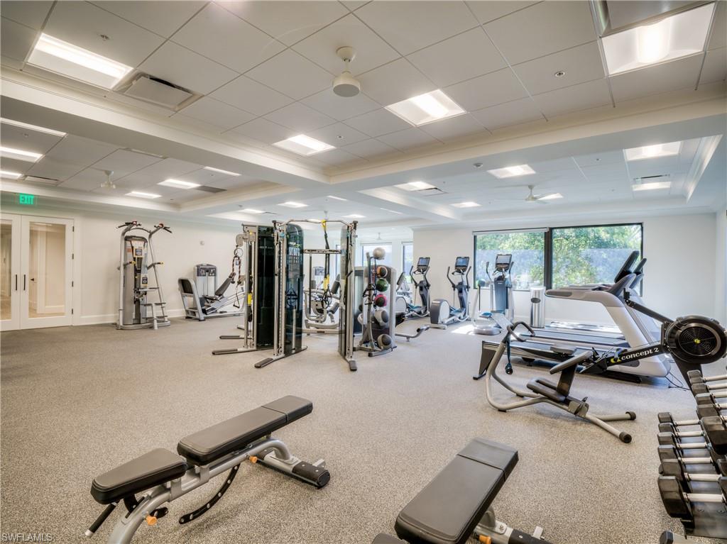 8471 Southbridge Drive, Unit 1 Estero, FL 33967 - Photo 37 of 37 a view of a room with gym equipment