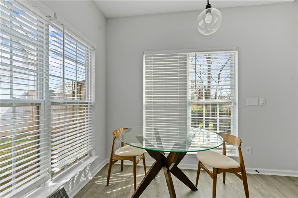293 Jordan Street Southeast Atlanta, GA 30315 - Photo 19 of 26 a view of a room with a table and chairs